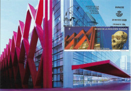 SPAIN. MAXICARD FIRST DAY. MUSEUM OF HUMAN EVOLUTION. BURGOS. 2020 - Maximumkarten