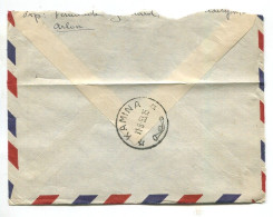 Congo Kamina Oblit. Keach 8A3 Sur Revers De Lettre Venant De Arlon  Le 11/08/1953 ( C.O.B. PA29 Belgique) - Covers & Documents