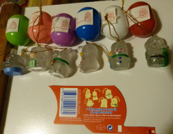 Jouet Figurine Babybel,dans Oeufs Avec étiquette ,noel, Phosphorescent - Andere & Zonder Classificatie