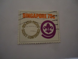 SINGAPORE  USED  STAMPS  SCOUTING - Usados