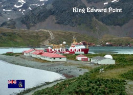 Antarctica South Georgia King Edward Point New Postcard - Otros & Sin Clasificación