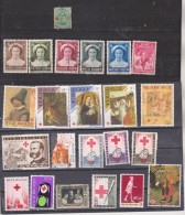 Belgique Croix Rouge Lot De Divers Timbres - Autres & Non Classés