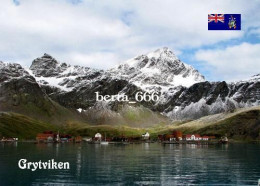Antarctica South Georgia Grytwiken New Postcard - Sonstige & Ohne Zuordnung
