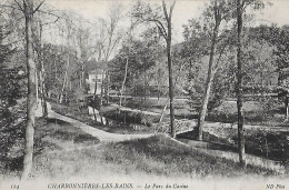 Charbonniere Les Bains. Le Parc Du Casino, Rivière Et Passerelle. - Charbonniere Les Bains