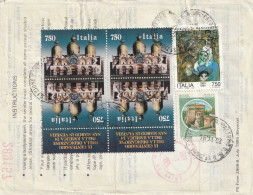 BOLLETTINO POSTALE - REPUBBLICA (COME DA SCANSIONE) ALB. - Paketmarken