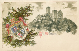 Die Wartburg Gesamtansicht Wappen Ngl #109.631 - Châteaux