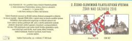 Booklet 882 Czech Republic Czech-Slovak Stamp Exhibition In Zdar 2016 - Briefmarken Auf Briefmarken