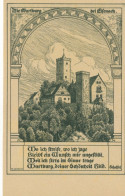 Die Wartburg Gesamtansicht Scheffel-Gedicht Ngl #109.630 - Châteaux