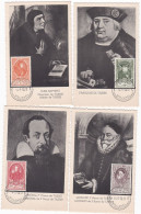 Cartes Maximum Belgique 880 à 891 12 Cartes Congrès UPU Maitre De Poste 1952 - 1951-1960