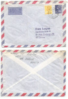 UK Britain FPO 1014 Akrotiti RAF Base Cyprus AirmailCV To Germany With P10.5 + P9 - Postmark Collection