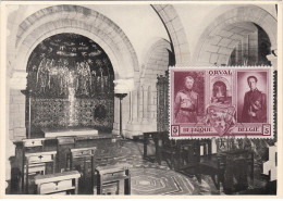 Carte Maximum Belgique 518 Abbaye D'Orval 1939 - 1934-1951
