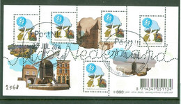 NEDERLAND * 2008 * MOOI NEDERLAND * NVPH  2568 * BLOK * BLOC * BLOCK * POSTFRIS GESTEMPELD * HEUSDEN - Used Stamps