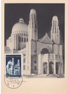 Carte Maximum Belgique 877 Basilique De Koekelberg 1952 - 1951-1960