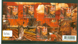 Nederland GEBRUIKT NVPH Nr 2523 *  BLOK BLOC BLOCK * UTRECHT * POSTFRIS GESTEMPELD * Cat.w. Euro 4,50 - Used Stamps