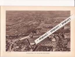Tourcoing (Nord) Un Quartier Industriel, Photo Sépia Extraite D'un Livre Paru En 1933, Usines Textiles, Jardins Ouvriers - Ohne Zuordnung