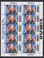 Musik David Bowie Bundesrepublik Bund Kleinbogen Luxus Postfrisch 3661 - Lettres & Documents