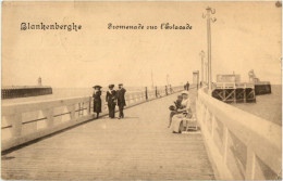 Blankenberghe - Promenade Sur L Estacade - Blankenberge