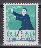 PR CHINA 1960 - Public Health Campaign MNH** OG XF - Ongebruikt