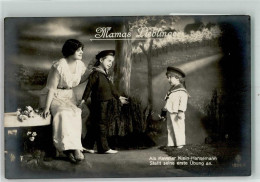 39681001 - Mamas Lieblinge Zwei Kinder Im Matrosenanzug Fotostudioaufnahme - Mother's Day