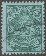 Persia, Middle East, Stamp, Scott#430, Used, Hinged, 3ch, Blue Paper, - Iran