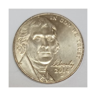 ETATS UNIS - KM 381 - 5 CENTS 2014 D - Denver - Thomas Jefferson - SPL - Sonstige & Ohne Zuordnung