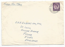 UK Britain FPO Cover 16aug1959 To Essex With QE2 D.3 Solo - Covers & Documents