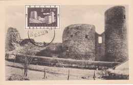 Carte Maximum Belgique 905 Ruines De Burg Reuland 1953 - 1951-1960