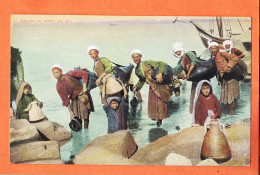 21061 / ⭐ SAKAH ◉ Lichtenstern & Harari N° 204 ◉ Ethnic Petits Métiers Porteurs D'eau Egyptiens Au Bord Du NIL 1905s - Personen