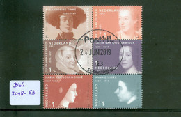 NEDERLAND *  SERIE 3048 - 3053 *  NETHERLANDS * POSTFRIS GESTEMPELD - Gebraucht