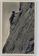 12051601 - Bergsteiger Klettern Im Fels - Schwerer - Alpinisme