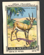 Peter (1920's) - XX - Les Antilopes, Antelopes - 12 - La Gazelle Doras - Nestlé