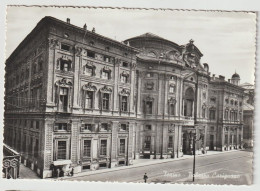 Cartolina Viaggiata Affrancata Torino Palazzo Carignano 1958 Francobollo 20 Lire - Otros Monumentos Y Edificios