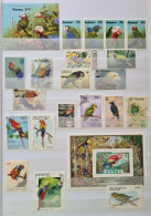 Collection De Timbres Sur Le Thème Oiseaux. - Collections (sans Albums)