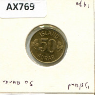 50 AURAR 1970 ICELAND Coin #AX769.U.A - Islanda