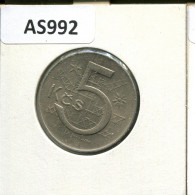 5 KORUN 1984 TSCHECHOSLOWAKEI CZECHOSLOWAKEI SLOVAKIA Münze #AS992.D.A - Tschechoslowakei