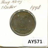 1 DOLLAR 1998 HONG KONG Pièce #AY571.F.A - Hong Kong