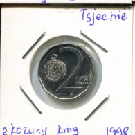 2 KORUN 1998 REPÚBLICA CHECA CZECH REPUBLIC Moneda #AP756.2.E.A - Repubblica Ceca