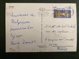 CP Pour La FRANCE TP EUROPA GASTON BERTRAND 15 OBL.MEC.13 VIII 1993 DINANT & - Briefe U. Dokumente