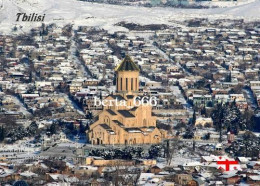 Georgia Tbilisi Cathedral Aerial View New Postcard - Georgië