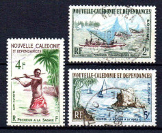 Nouvelle Calédonie - 1962 - Pêche Et Sports Nautiques - N° 302 à 304  - Oblit - Used - Oblitérés