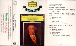 K7 - BEETHOVEN - Concerto N°1 Pour Piano Et Orchestre  Et Sonate N°31 - Wilhelm KEMPFF - Audiokassetten