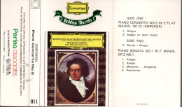 K7 - BEETHOVEN - Concerto N°5 Pour Piano Et Orchestre - Sonate N°1 - Wilhelm KEMPFF - Audiocassette