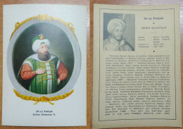 AC - SULEYMAN II 20th OTTOMAN PADISHAH EMPEROR 1642 - 1691 POST CARD CARTE POSTALE - Türkei