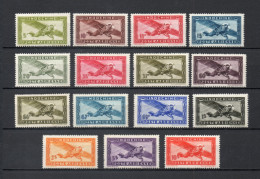 INDOCHINE  PA  N° 24 à 38    NEUFS AVEC ET SANS CHARNIERES   COTE 19.00€    AVION VOIR DESCRIPTION - Airmail