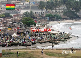 Ghana Elmina Fishing Fleet New Postcard - Ghana - Gold Coast