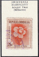 REPUBLIQUE DOMINICAINE - Fleurs, Acajou Vrai - 1957-58 - MH Et Oblitéré - Dominican Republic