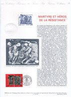 - Document Premier Jour LES MARTYRS ET HÉROS DE LA RÉSISTANCE - SURESNES 18.6.1993 - - Seconda Guerra Mondiale