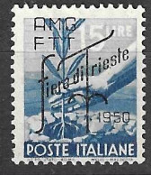 TRIESTE ZONA A - 1950 - FIERA TRIESTE - L.15 - NUOVO SENZA GOMMA (YVERT 83A - MICHEL 112 - SS 81) - Neufs