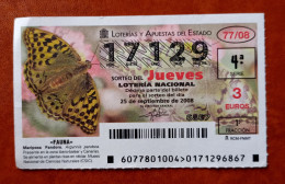 Loterie Nacional España .Fauna - Billetes De Lotería