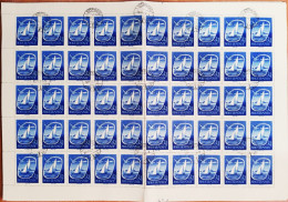 Hungria Pliego 50 Sellos Año 1959  Usado  Balaton - Turismo - Used Stamps
